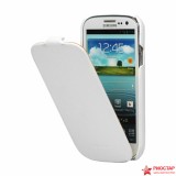 Кожаный чехол HOCO для Samsung i9300 Galaxy S 3 (белый)